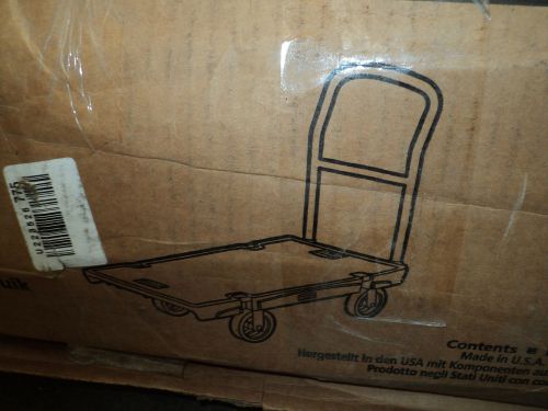 RUBBERMAID FG440300BLA  Platform Truck, 1000 lb., 36 In.L