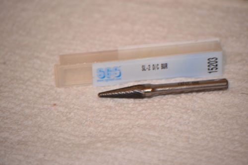 SGS  TREE POINT CARBIDE BUR SL-2 D/C BUR NEW IN BOX 15203