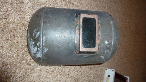 Old Farm House Estate Find-Vintage Welding Mask Fibre Metal -Steam Punk