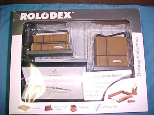 ROLEDEX 4 PEICE DESKTOP COLLECTION - NEW