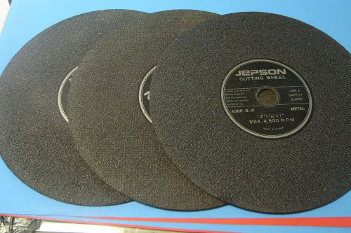 ~3~ JEPSON Chop Saw Wheels/Blades for Metal, 12&#034; x 7/64 x 1&#034;  A30P.B.IF