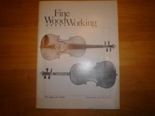 VINTAGE FINE WOODWORKING MAGAZINE TAUNTON PRESS ISSUE No15 MAR APR 1979 VG COND