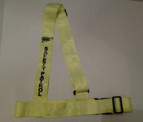 AAA CROSSING GUARD SAFETY BELT GREEN SCHOOL TRAFFIC SECURITY PATROL