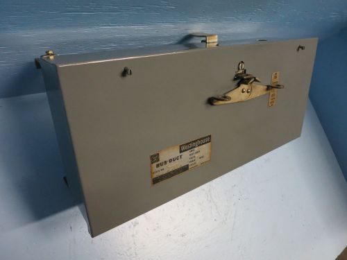 Westinghouse bpin-a226aeaan 15a breaker/18a 5 pole contactor busplug 47-e-2533 for sale