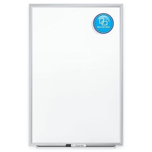 Quartet Standard Melamine Dry-Erase Boards, 4 x 3 Feet, Aluminum Finish Frame