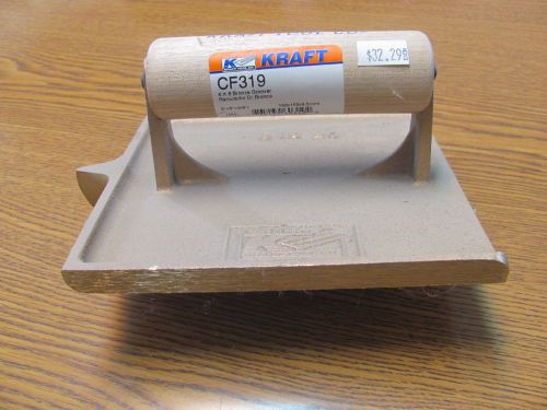 Kraft Tool Co. 6&#034; x 6&#034; Bronze Groover CF319