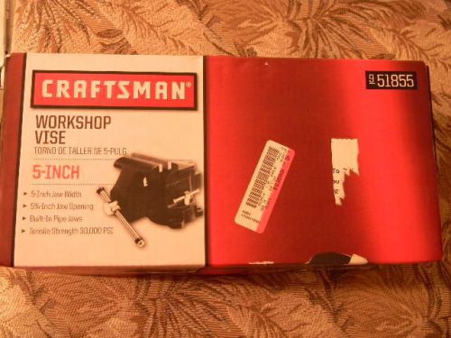 CRAFTSMAN 5&#034; WORKSHOP VICE # 51855