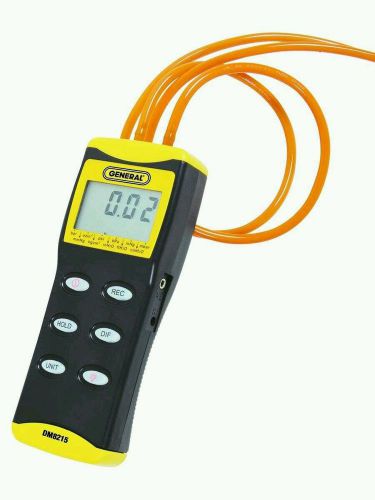 Digital Manometer W/36 Tubing, 0 To 15 Psi, +/- Port, Back Light &amp; Rs232 Output