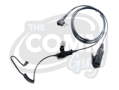 2 wire surveillance earpiece with black tube security cp200 pr400 cls rdx hyt gp for sale