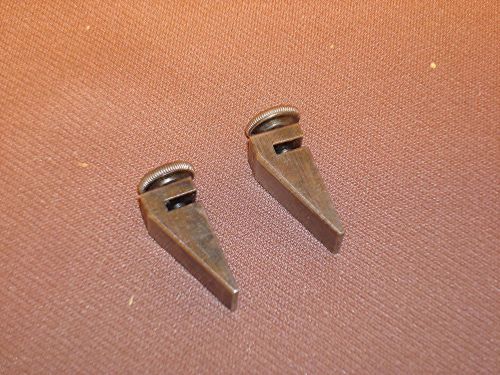 PR MACHINISTS KEY SEAT CLAMPS, STARRETT 298, NICE SHAPE