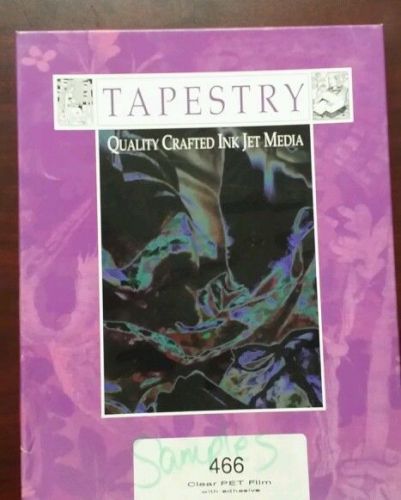 Tapestry clear PET film