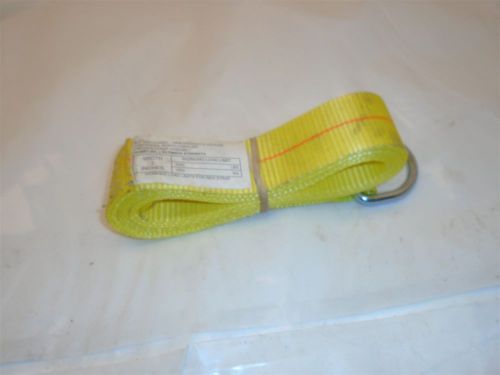 Alp 6025 polyester 2 inch wide yellow 3300 lb work load tiedown strap new for sale