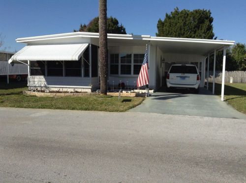 24x48 Doublewide Mobile Home Hudson florida 55 + community no reserve furnished