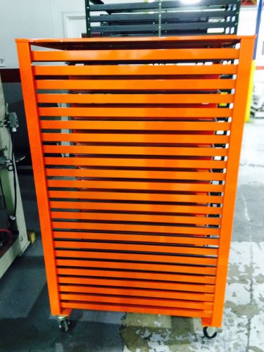 HEAVY DUTY SCREEN PRINT DRYING RACK  25.5&#034; W  37 DEPTH