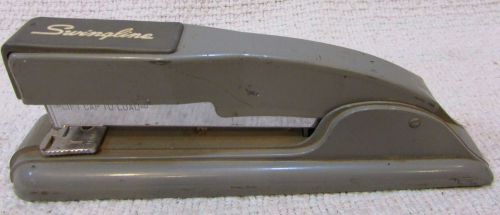 Swingline Long Island NY USA gray vintage working office desk stapler FREE S/H