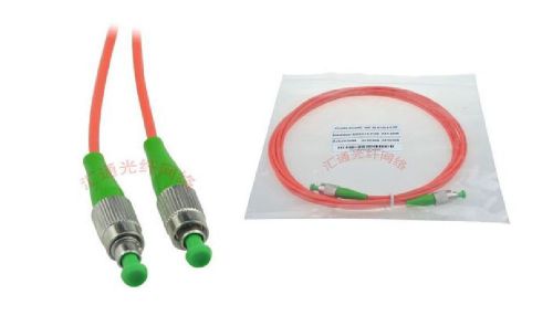 Factory Direct FC APC-FC APC multimode fiber jumper 3m /  connectors 62.5/125