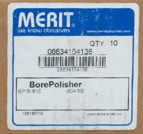 MERIT 08834154136 BORE POLISHER, BP B-810, 60ARB, APPROX. 2-3/4&#034;