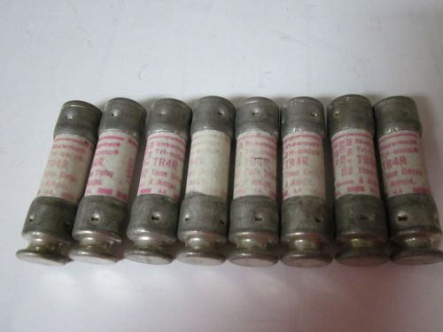 LOT OF 8 SHAWMUT TRI-ONICS TR4R FUSE NEW NO BOX