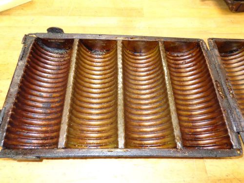 Lot of 6 Commercial Crimp Pans (4 Slot)