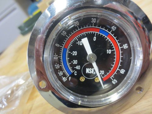 V20362002 Thermometer Gauge Flush surface mount new -40 to 65 Deg. F.