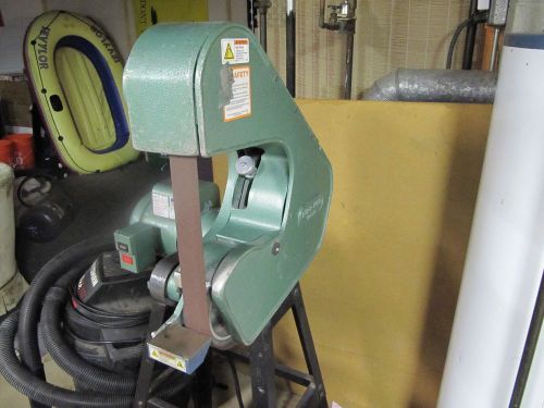 used burr king 760 grinder 1.5 horse belt grinder knife making