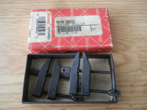 Lot of 2 L S Starrett Toolmaker Machinist Parallel Clamp No. 161-AA