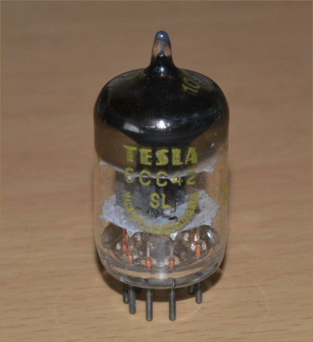 6CC42 Genuine Tesla Tube 2C51 5670 Halo Getter. Unique #109...Lot 613