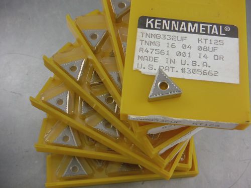 KENNAMETAL CERAMIC INSERTS TNMG332UF KT125 QTY10 (LOC1465)