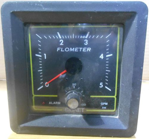 Signet p58540-1 flow meter with alarm 0-5 gpm 120v, 1/4a for sale