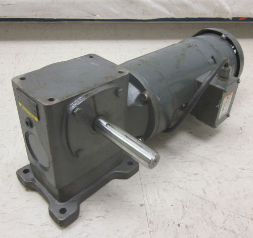 Baldor 1.5-hp 3-ph motor 10:1 speed reducer &amp; brake stearns worm 10 lb-ft 145tc for sale