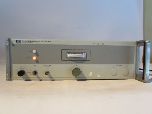 HP AGILENT 495A MICROWAVE AMPLIFIER 7.0-12.4 GHz (P-A-1)