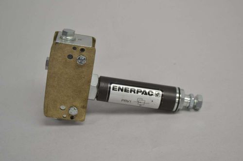 NEW ENERPAC PRV1 4303 5000PSI PRESSURE REDUCING RELIEF HYDRAULIC VALVE D372489