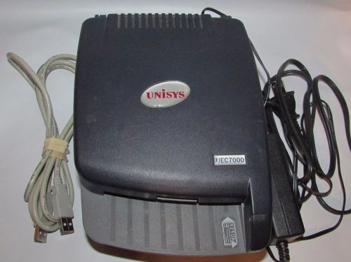 UNISYS UEC 7011-F UEC7000 USB Check Scanner, w/ POWER SUPPLY, USB CORD