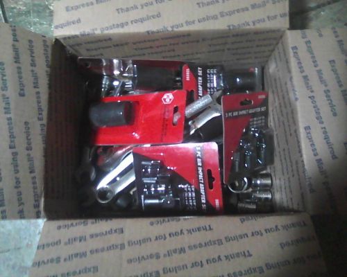 40 Sockets. 8 USA Wrenches. USA Swivels.Ratchet.N Sender Sockets 3 Pks Adapters