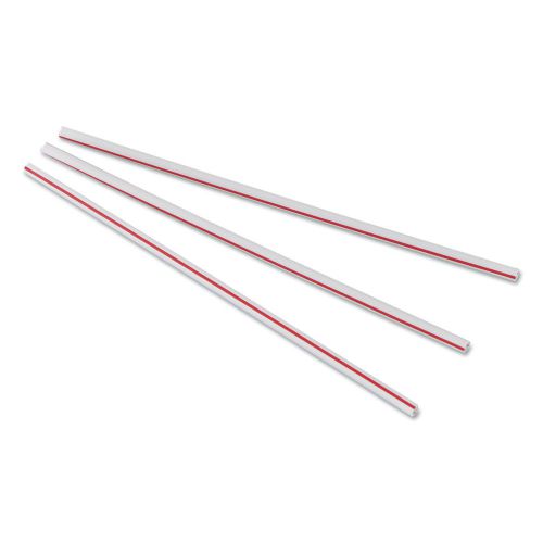 Dixie Unwrapped Hollow 5.5&#034; Stir-Straw (1000 per Box) 5.5&#034; Set of 10