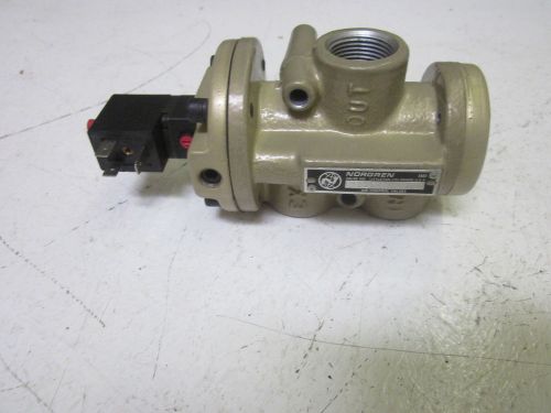 NORGREN E1025B PNEUMATIC AIR POPPET DIRECTIONAL VALVE *USED*