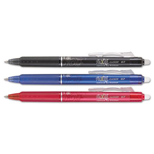 Pilot Frixion Clicker Erasable Gel Pen Set of 3