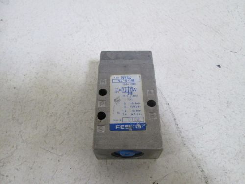 FESTO VALVE VL-5-1/8 *NEW OUT OF BOX*