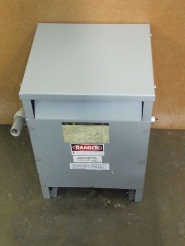 Square d 15t3h 15 kva h.v.: 480 l.v.: 208y/120 3ph sorgel transformer for sale