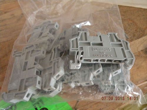 LOT OF 10 NEW PHOENIX CONTACT CLIP 35/5 35-5 Terminal Block QTY 10