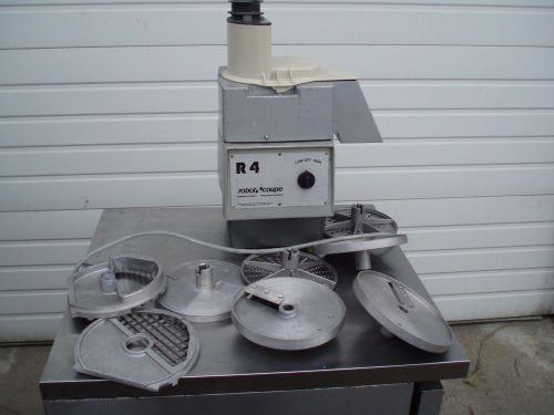 Robot Coupe Model R4 Food Processor w/ Attachments