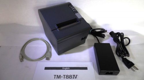 Refurbished Epson TM-T88IV Point of Sale Thermal Printer. USB &amp; Power Cables.