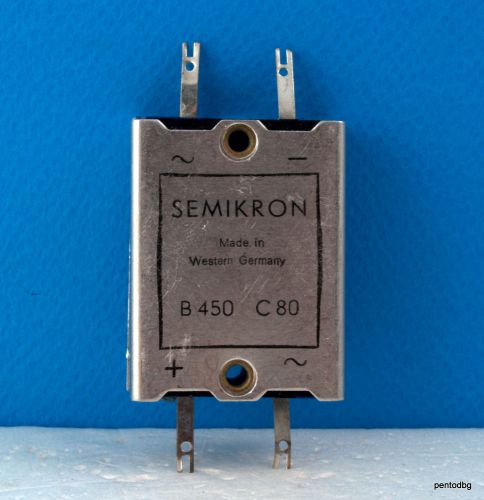 SELENIUM BRIDGЕ RECTIFIER SEMIKRON  B450C80 450V 80mA FOR TUBE VERI RARE