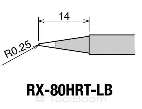 GOOT RX-80HRT-LB Soldering Iron Tip
