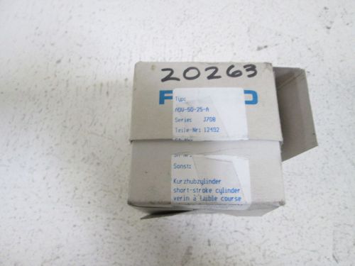 FESTO CYLINDER ADV-50-25-A *NEW IN BOX*