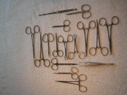 Set of 16 piece plastic surgery instruments.most from germany.see description. for sale
