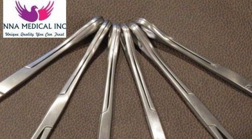 SPONGE CLAMP FORCEPS 7&#034; STRAIGHT  6 PCS