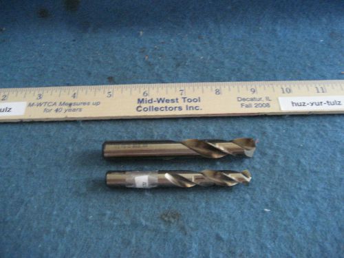 2 PTD DRILLS 1/2 3/8  DRILL  MACHINIST TOOL