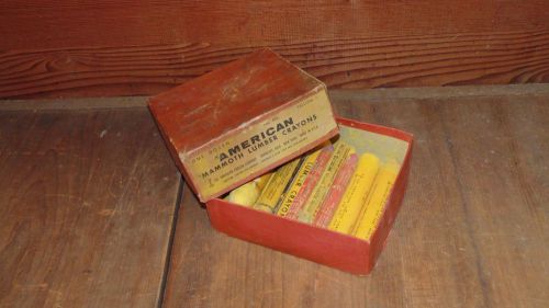 Lot of american mammoth lumber crayons for sale