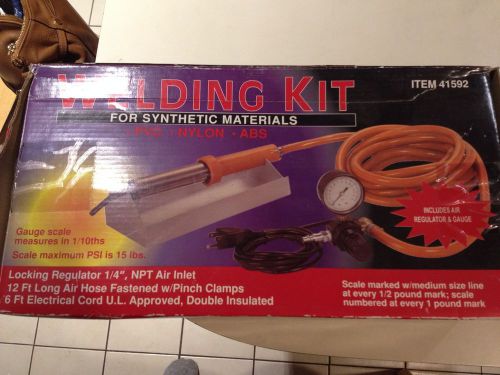 Welding kit for synthetic materials for sale